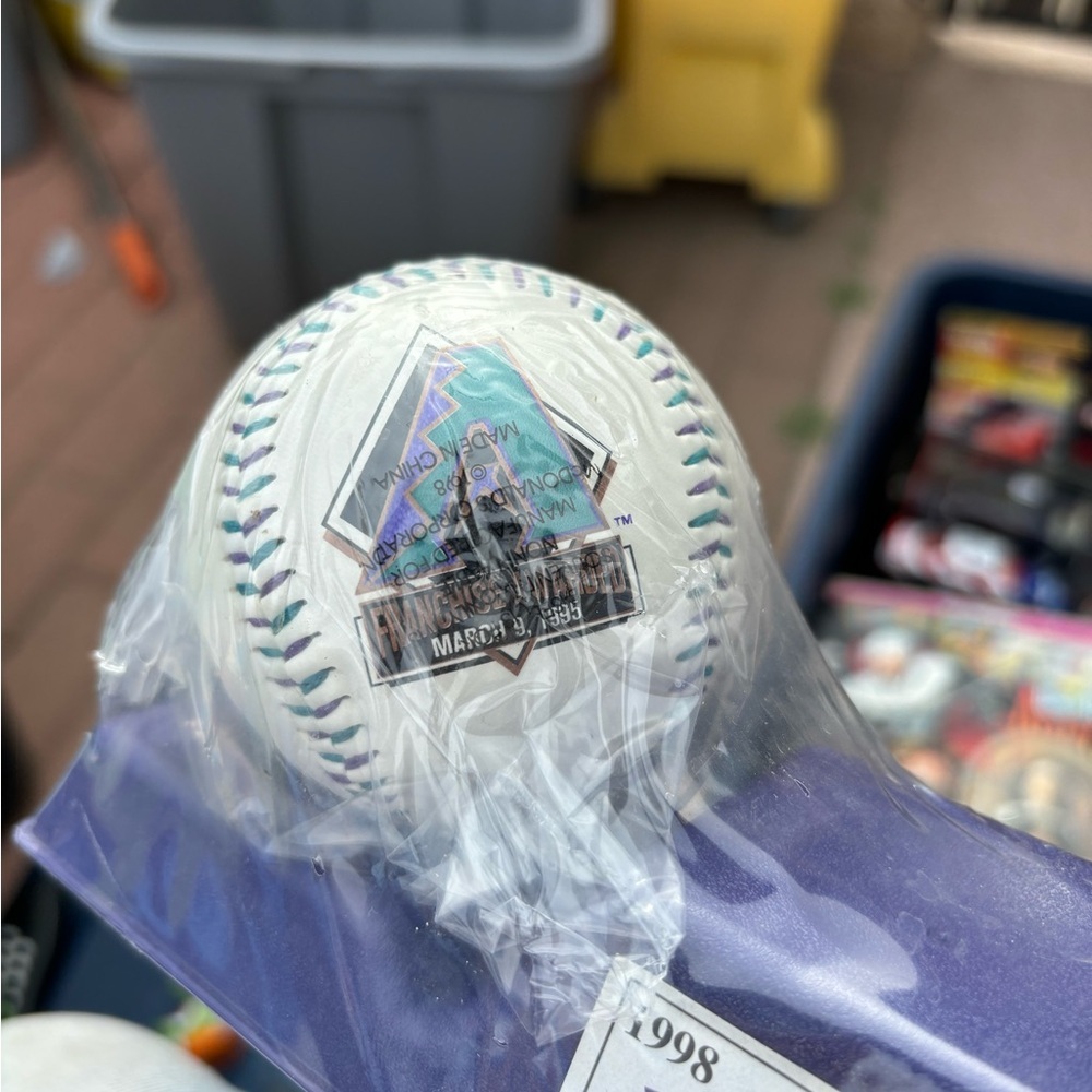 1998 McDonalds Diamond Backs Ball Stand With Ball Vintage Collectible - Picture 4 of 8
